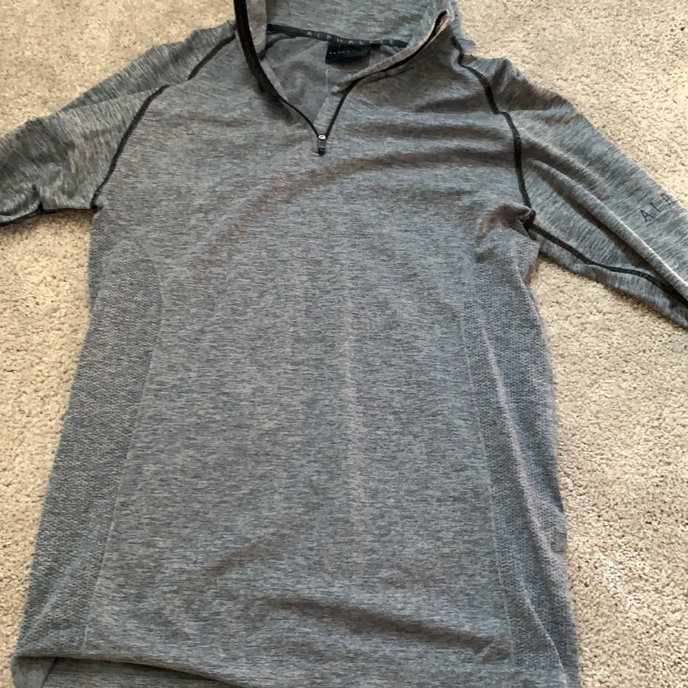 Men’s quarter zip performance l/s alphalete gym